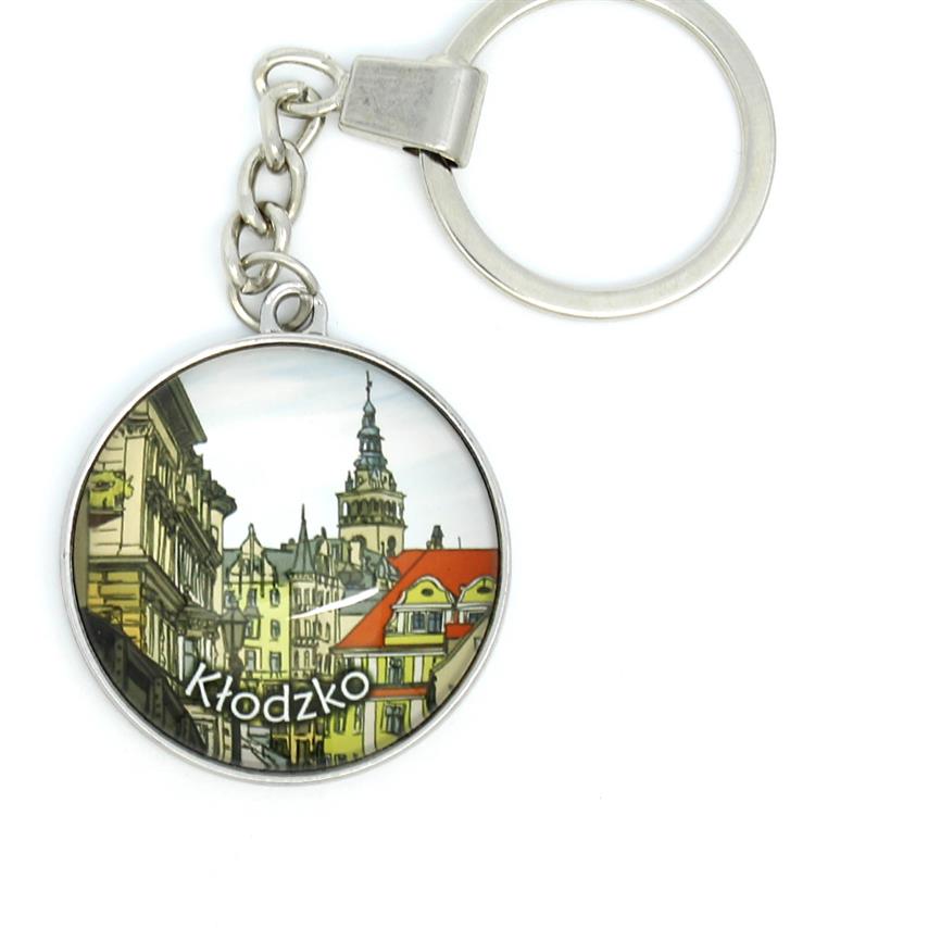 Brelok szklany Kłodzko
