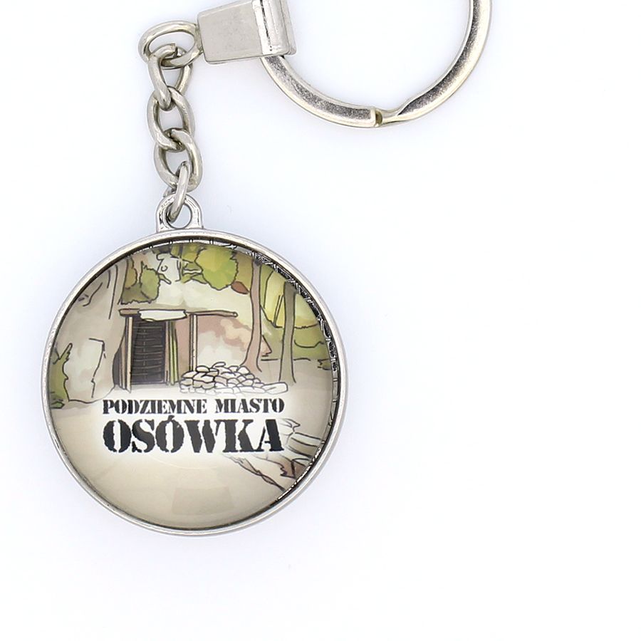 Brelok szklany Osówka
