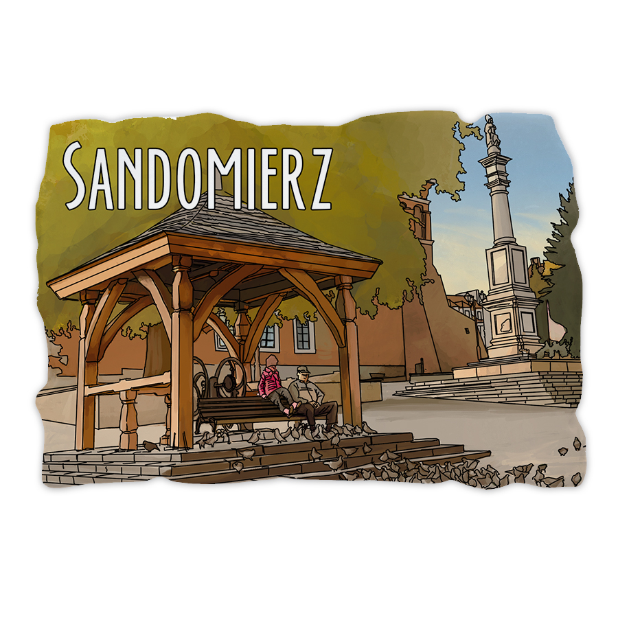 Magnes ceramiczny Sandomierz
