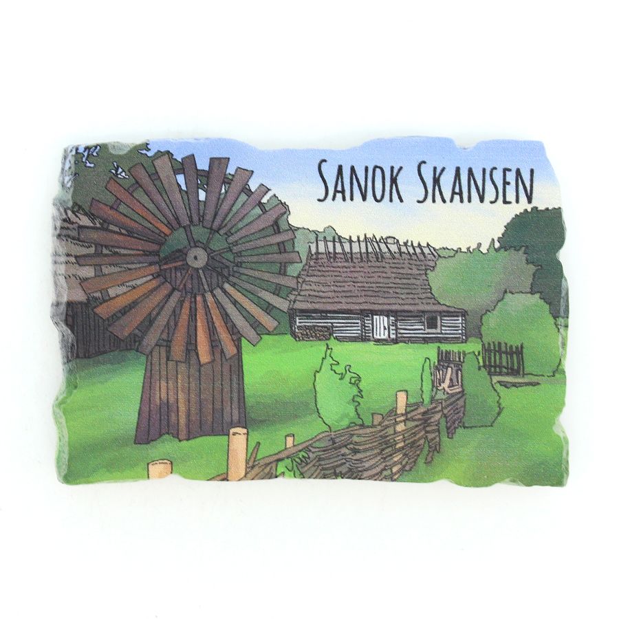 Magnes ceramiczny Sanok Skansen